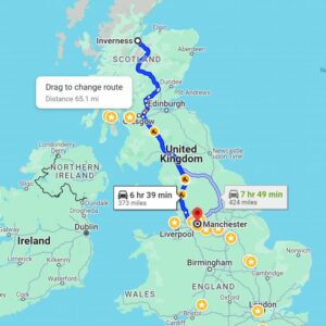 Inverness Haulage to Manchester